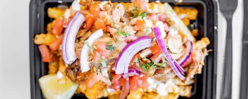 Chicken Shawarma Loaded Fries